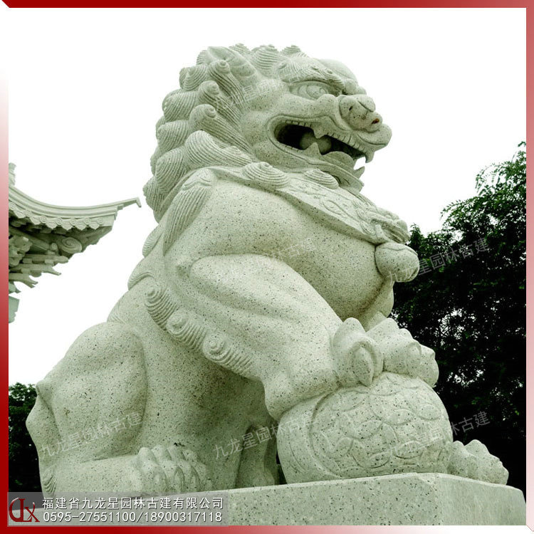 守門(mén)石獅子