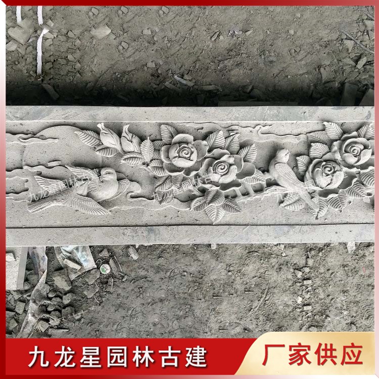 花開(kāi)富貴浮雕圖片