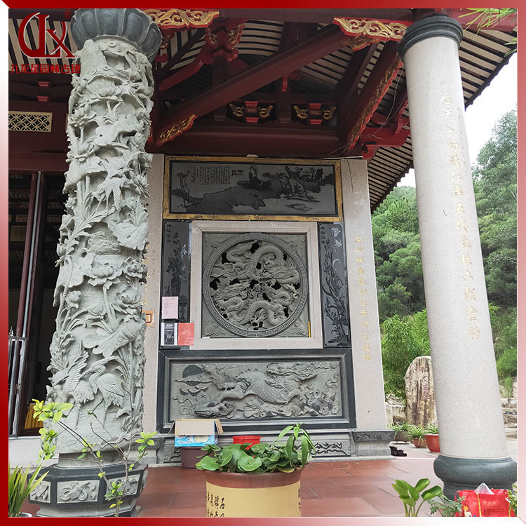 花鳥(niǎo)石雕柱子圖片